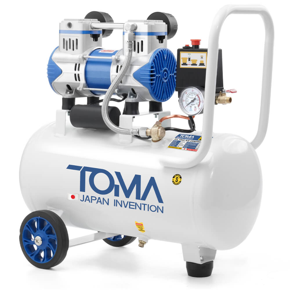 ปั๊มลม OIL FREE TOMA JAPAN รุ่น FAC-30L 30 ลิตร 850 วัตต์